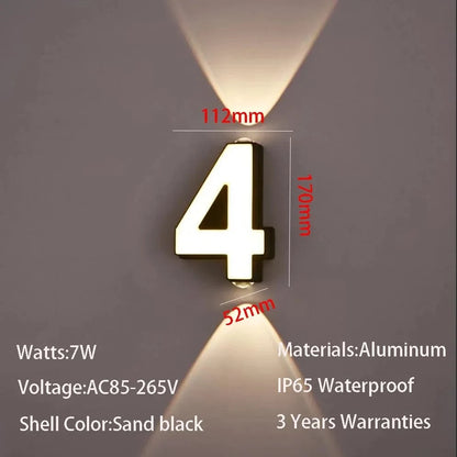 Verthara Modern 7W LED Wall Lamp with IP65 Waterproof Rating for Indoor and Outdoor Use – Energy Efficient Minimalist Design 4