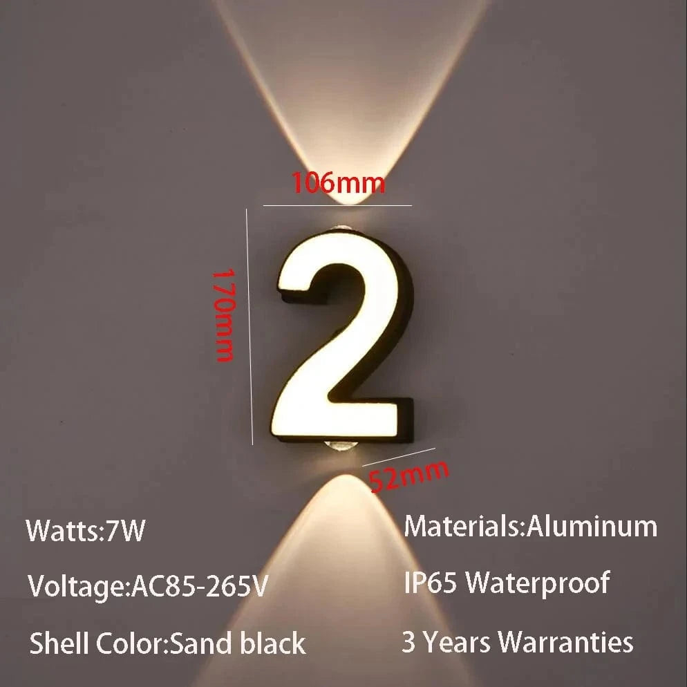 Verthara Modern 7W LED Wall Lamp with IP65 Waterproof Rating for Indoor and Outdoor Use – Energy Efficient Minimalist Design 2