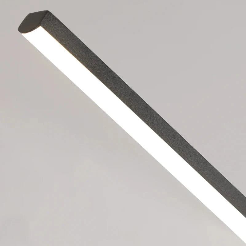 Verthara Modern Black Pendant Light With Adjustable Height – Minimalist Design - Aluminium and Silicone - Ideal for Kitchen and Dining Room