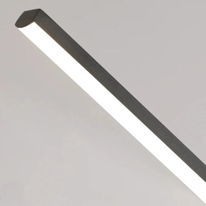 Verthara Modern Black Pendant Light With Adjustable Height – Minimalist Design - Aluminium and Silicone - Ideal for Kitchen and Dining Room