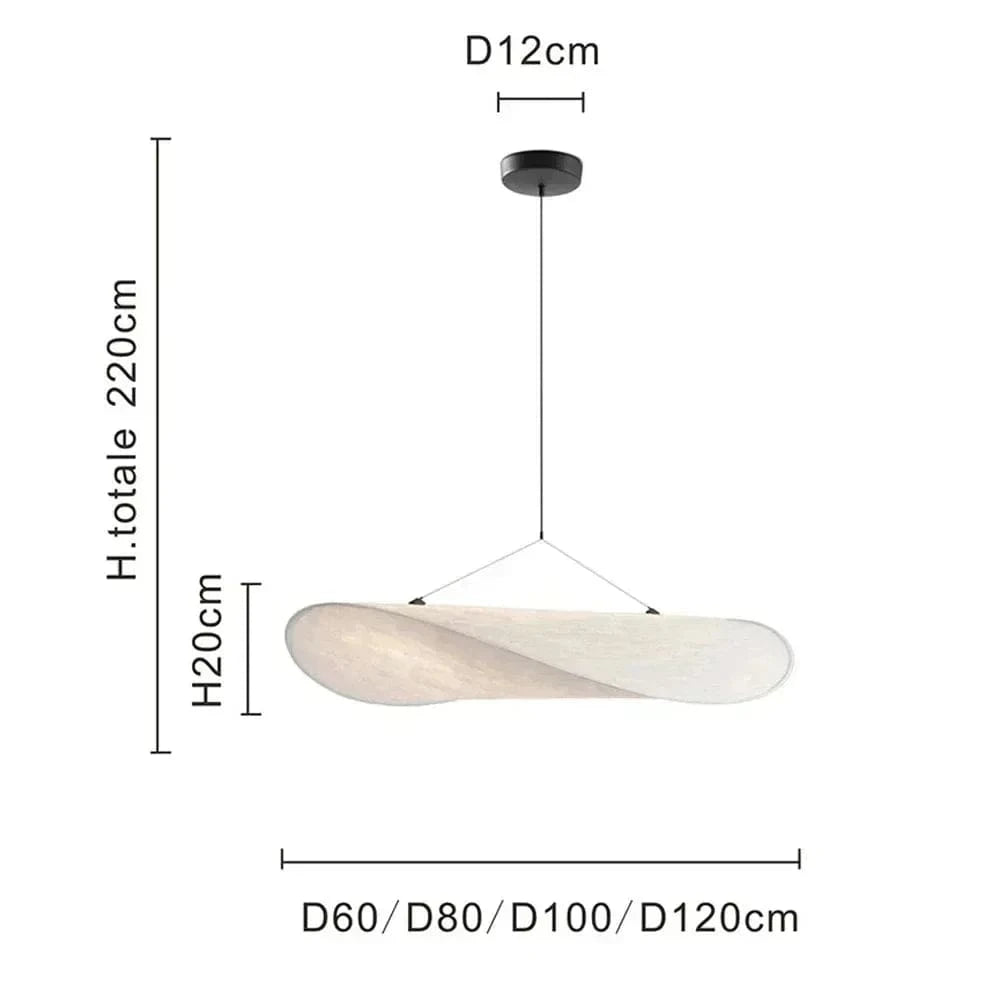 Verthara Modern Cloth Pendant Light
