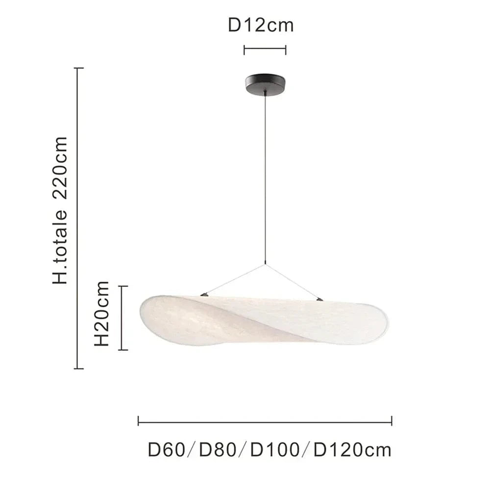 Verthara Modern Cloth Pendant Light