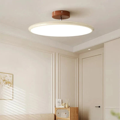 Verthara Modern Dimmable Flush Mount Ceiling Light Fixture – LED Metal Design for Living Room and Bedroom, Available in 40cm and 50cm