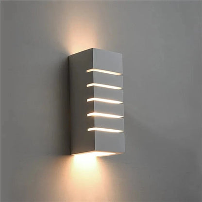 Verthara Modern Gypsum Wall Lamp with G9 LED – Stylish Indoor Wall Light for Living Room, Bedroom, and Aisle Decor Nature White(3500-5500K) / Type-F