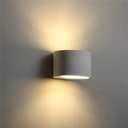 Verthara Modern Gypsum Wall Lamp with G9 LED – Stylish Indoor Wall Light for Living Room, Bedroom, and Aisle Decor Nature White(3500-5500K) / Type-H