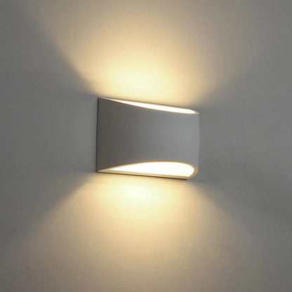 Verthara Modern Gypsum Wall Lamp with G9 LED – Stylish Indoor Wall Light for Living Room, Bedroom, and Aisle Decor Nature White(3500-5500K) / Type-C