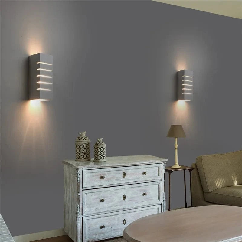 Verthara Modern Gypsum Wall Lamp with G9 LED – Stylish Indoor Wall Light for Living Room, Bedroom, and Aisle Decor
