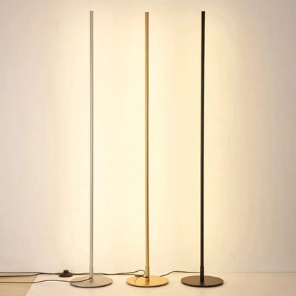 Verthara Modern LED Floor Lamp with Remote Control – Dimmable Standing Lamp for Living Room and Bedroom