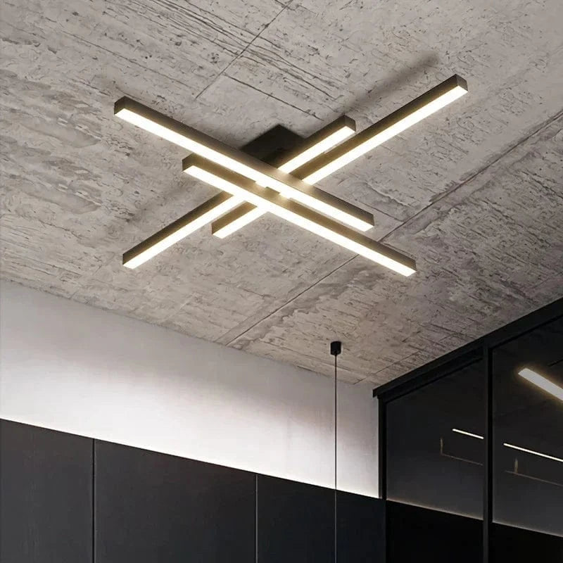 Verthara Modern LED Flush Mount Ceiling Light Fixture – Minimalist Design for Bedroom and Living Room, Available in 30/40/50cm