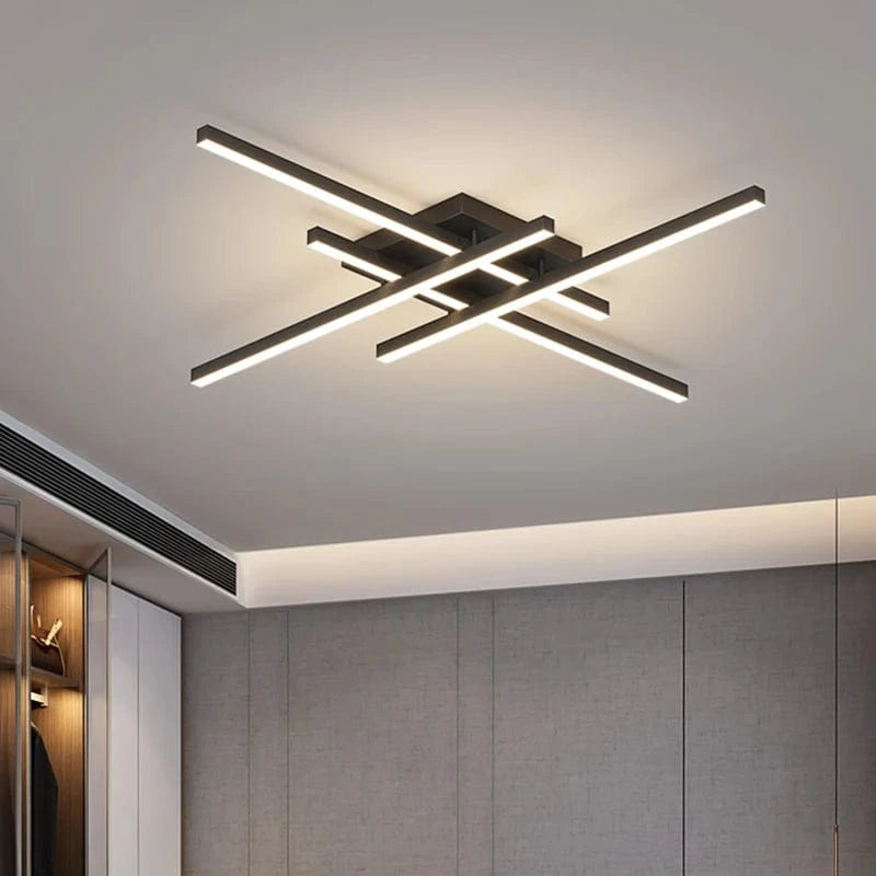 Verthara Modern LED Flush Mount Ceiling Light Fixture – Minimalist Design for Bedroom and Living Room, Available in 30/40/50cm