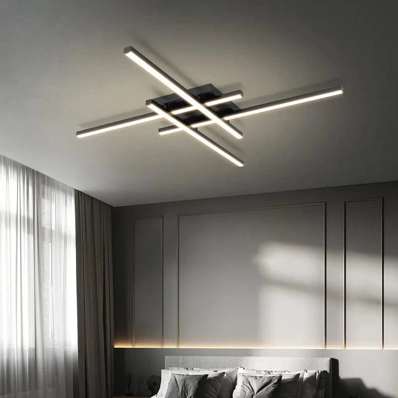 Verthara Modern LED Flush Mount Ceiling Light Fixture – Minimalist Design for Bedroom and Living Room, Available in 30/40/50cm