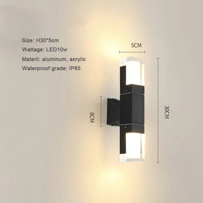 Verthara Modern LED Garden Light With Fixed Base – IP65 Waterproof - 10W - Aluminium - Warm/Cool White - Outdoor Landscape Lighting
