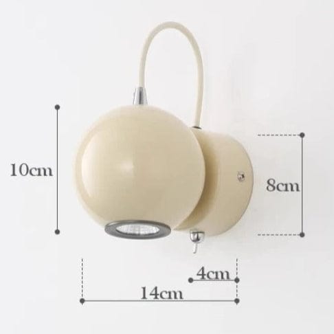 Verthara Modern LED Magnetic Ball Wall Lamp