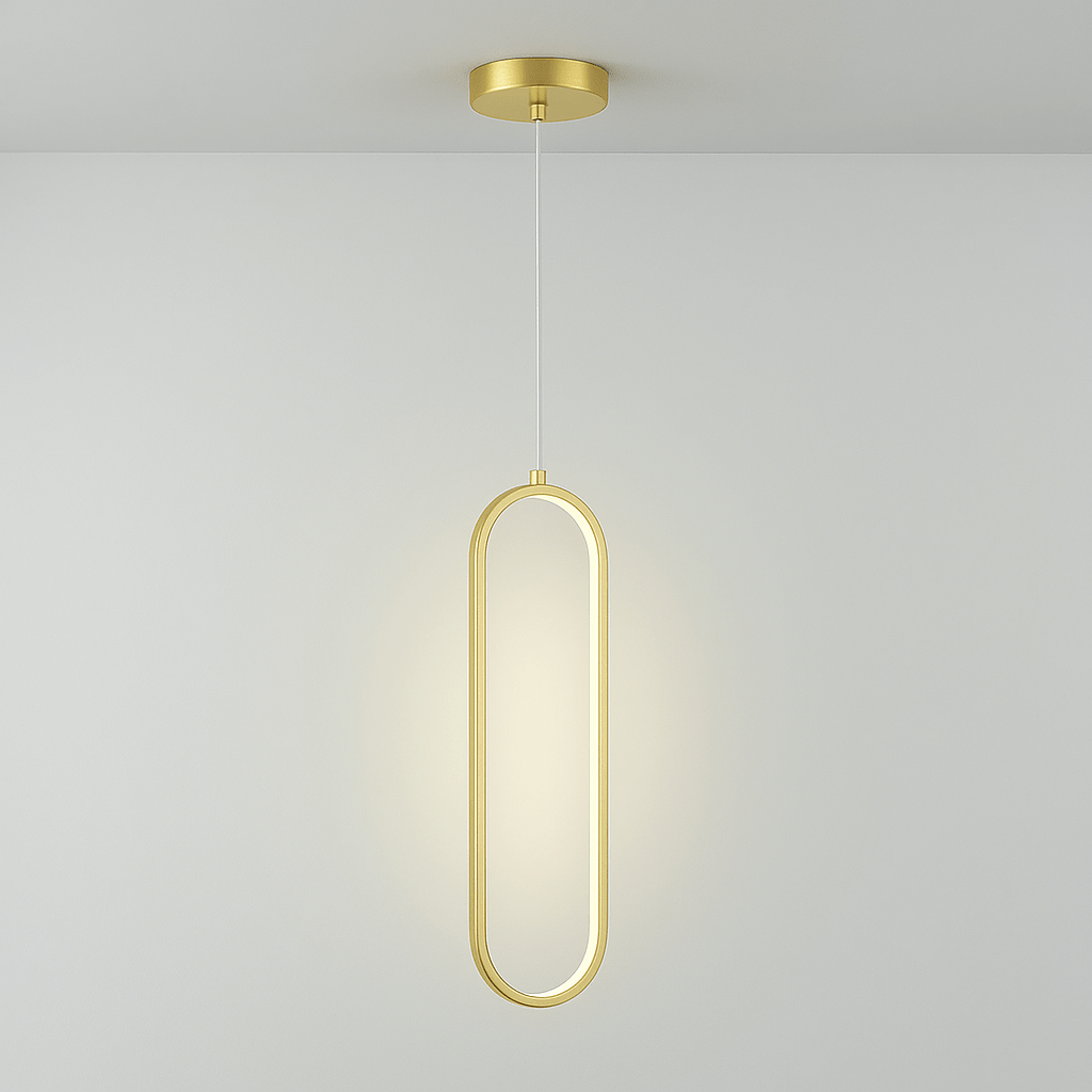 Verthara Modern LED Pendant Light - Single or Double Head A-Head-Gold / Cold White