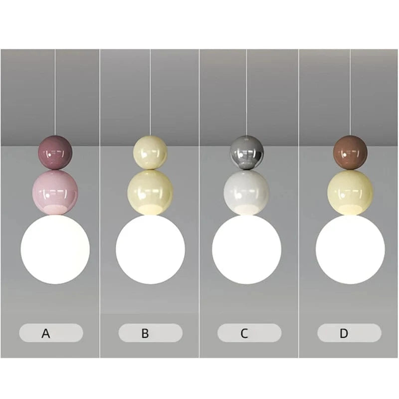 Verthara Modern LED Pendant Light with 3 Color Options – Stylish Indoor Hanging Lamp for Bedroom and Living Room