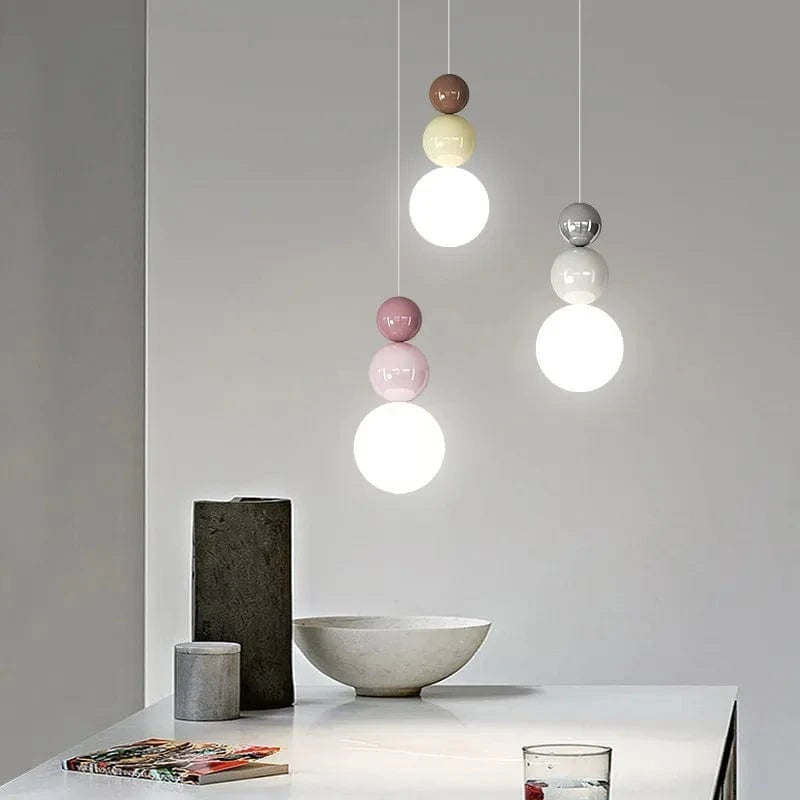 Verthara Modern LED Pendant Light with 3 Color Options – Stylish Indoor Hanging Lamp for Bedroom and Living Room