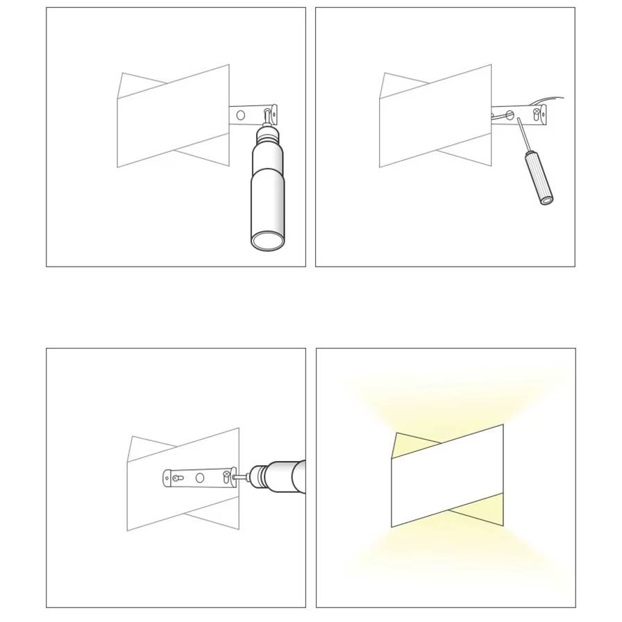 Verthara Modern LED Wall Lamp for Indoor Use – Stylish Wall Sconce Lighting for Bedroom and Living Room