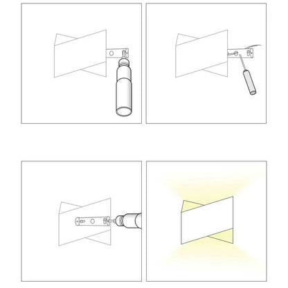 Verthara Modern LED Wall Lamp for Indoor Use – Stylish Wall Sconce Lighting for Bedroom and Living Room