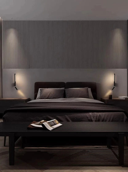 Verthara Modern LED Wall Lamp with 330° Rotation – Adjustable Wall Sconce Light for Bedroom and Indoor Decor