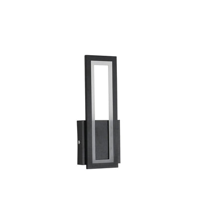 Verthara Modern LED Wall Light - Surface Mounted - Acrylic - Warm White 3000K - Indoor - Black Finish - Energy Efficient