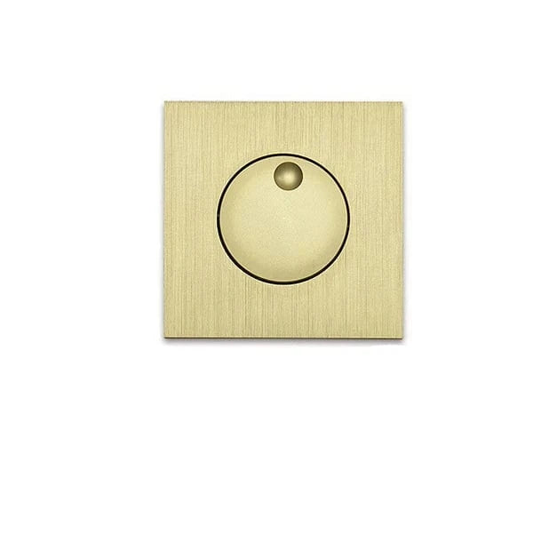 Verthara Modern LED Wall Sconce with 350º Rotation – 3W Recessed Wall Lamp for Bedroom and Stair Lighting, Warm White and Natural White Options Bronze Square / Warm White (2700-3500K)