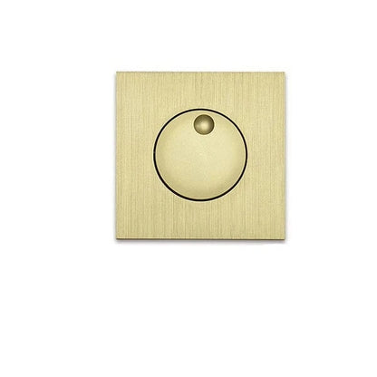 Verthara Modern LED Wall Sconce with 350º Rotation – 3W Recessed Wall Lamp for Bedroom and Stair Lighting, Warm White and Natural White Options Bronze Square / Warm White (2700-3500K)