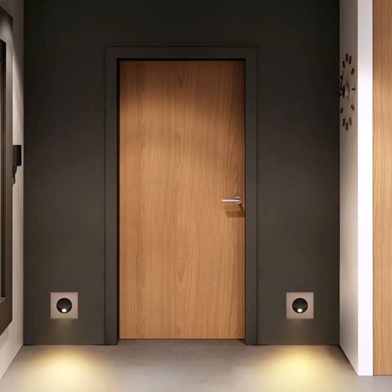 Verthara Modern LED Wall Sconce with 350º Rotation – 3W Recessed Wall Lamp for Bedroom and Stair Lighting, Warm White and Natural White Options