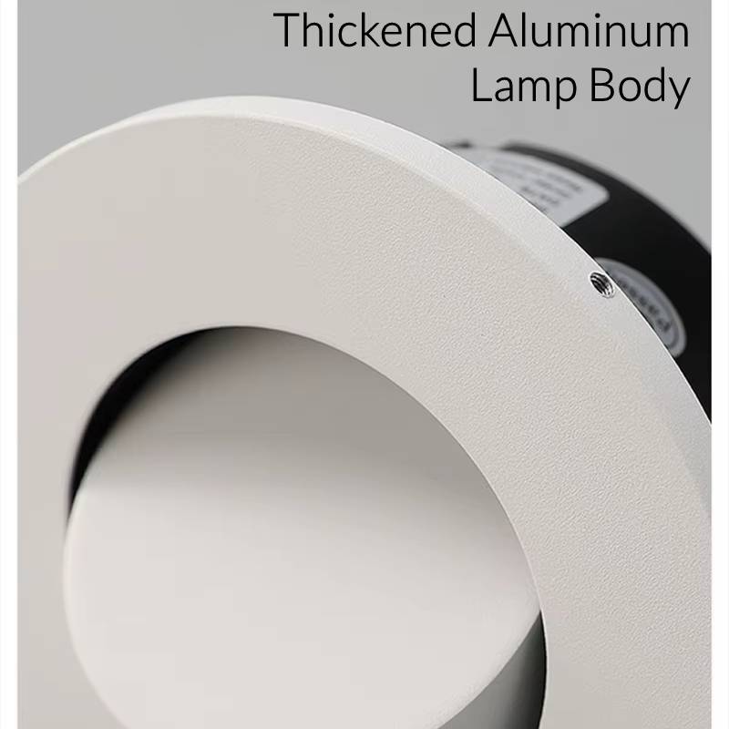 Verthara Modern LED Wall Sconce with 350º Rotation – 3W Recessed Wall Lamp for Bedroom and Stair Lighting, Warm White and Natural White Options