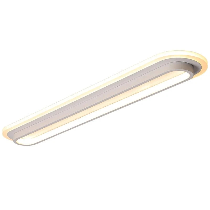 Verthara Modern Minimalist LED Flush Mount Ceiling Light – Durable Aluminum Fixture for Aisles, Corridors, Black and White Options