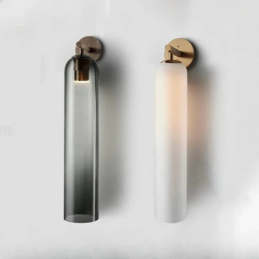 Verthara Modern Minimalist LED Wall Lamp – Glass Art Design for Living Room and Bedroom, Energy Efficient Wall Sconce