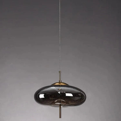 Verthara Modern Nordic Glass Chandelier Light – Long Line Starry Art Fixture for Bedroom, Hotel, and Bar Decor C-Smoky Grey / Cold White