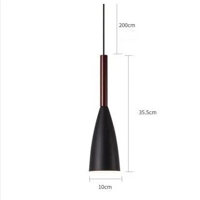 Verthara Modern Nordic Pendant Light – Multicolor Glass Hanging Light for Kitchen and Dining Spaces