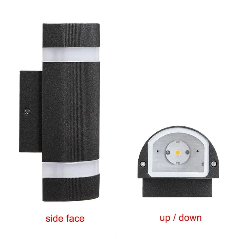 Verthara Modern Outdoor Wall Light - Waterproof Aluminum Sconce for Garden and Porch - 6W/12W Options