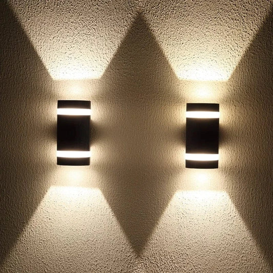 Verthara Modern Outdoor Wall Light - Waterproof Aluminum Sconce for Garden and Porch - 6W/12W Options