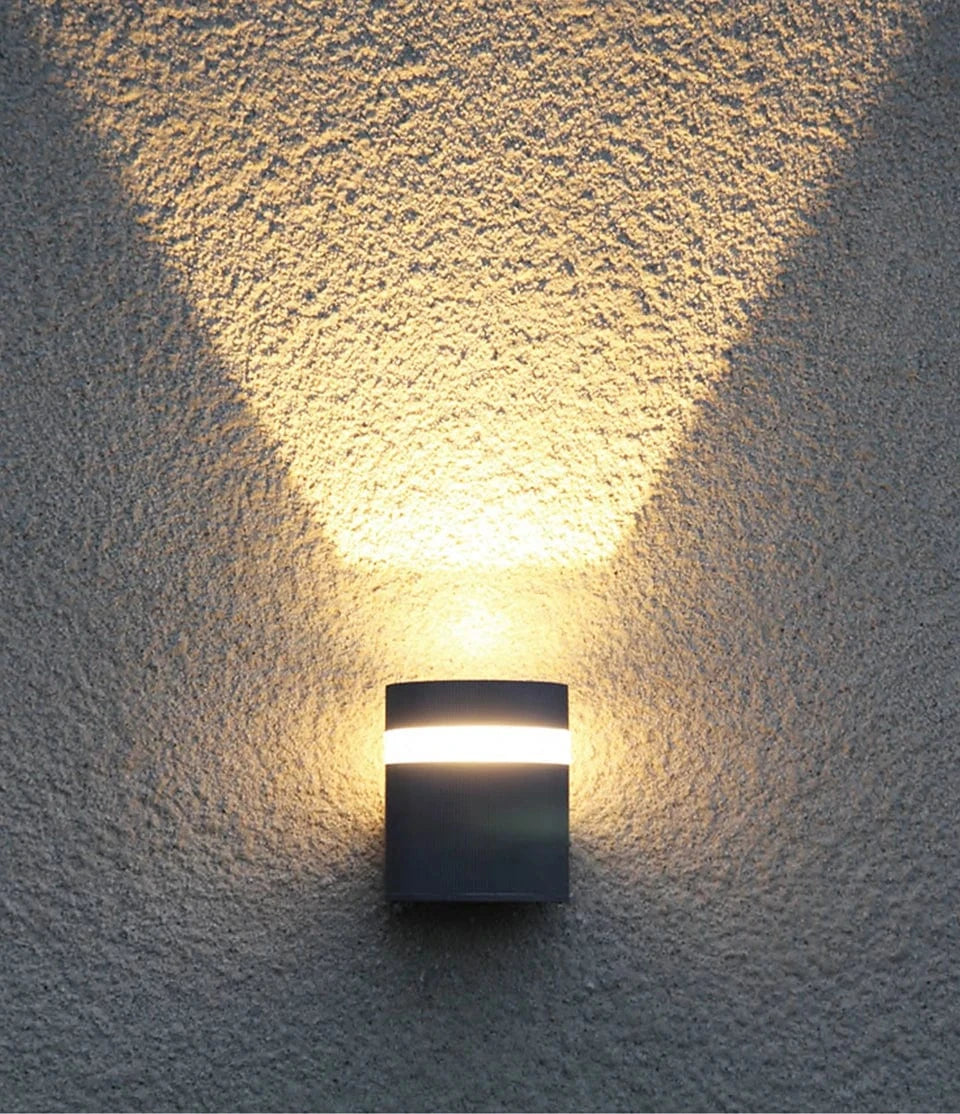 Verthara Modern Outdoor Wall Light - Waterproof Aluminum Sconce for Garden and Porch - 6W/12W Options Cool White / 120cm 6w