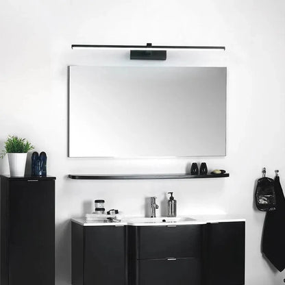 Verthara Modern Waterproof LED Bathroom Wall Lamp - Flat Design Wall Sconce Lighting in White and Black