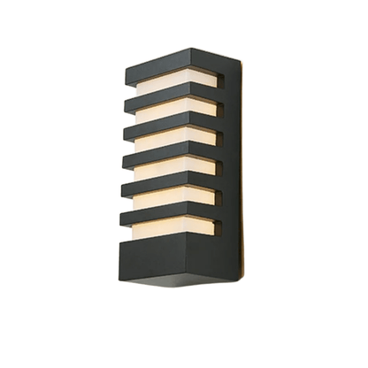 Verthara Modern Waterproof LED Outdoor Wall Light – 12W Aluminum Sconce for Porch and Garden, Energy Efficient Exterior Wall Lights Warm White / 10W