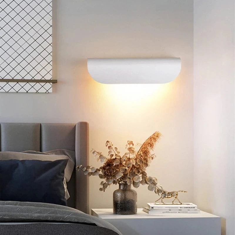 Verthara Modern Waterproof LED Wall Lamp – IP65 Outdoor Wall Light Sconce for Garden, Porch, and Indoor Use Cold White 6000K / White Shell