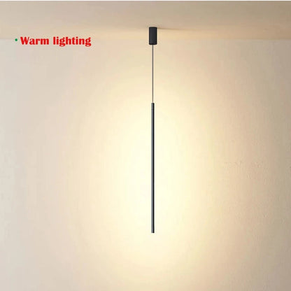 Verthara Nordic LED Long Hanging Chandelier for Living Room and Bedroom – Stylish Wall and Floor Lighting