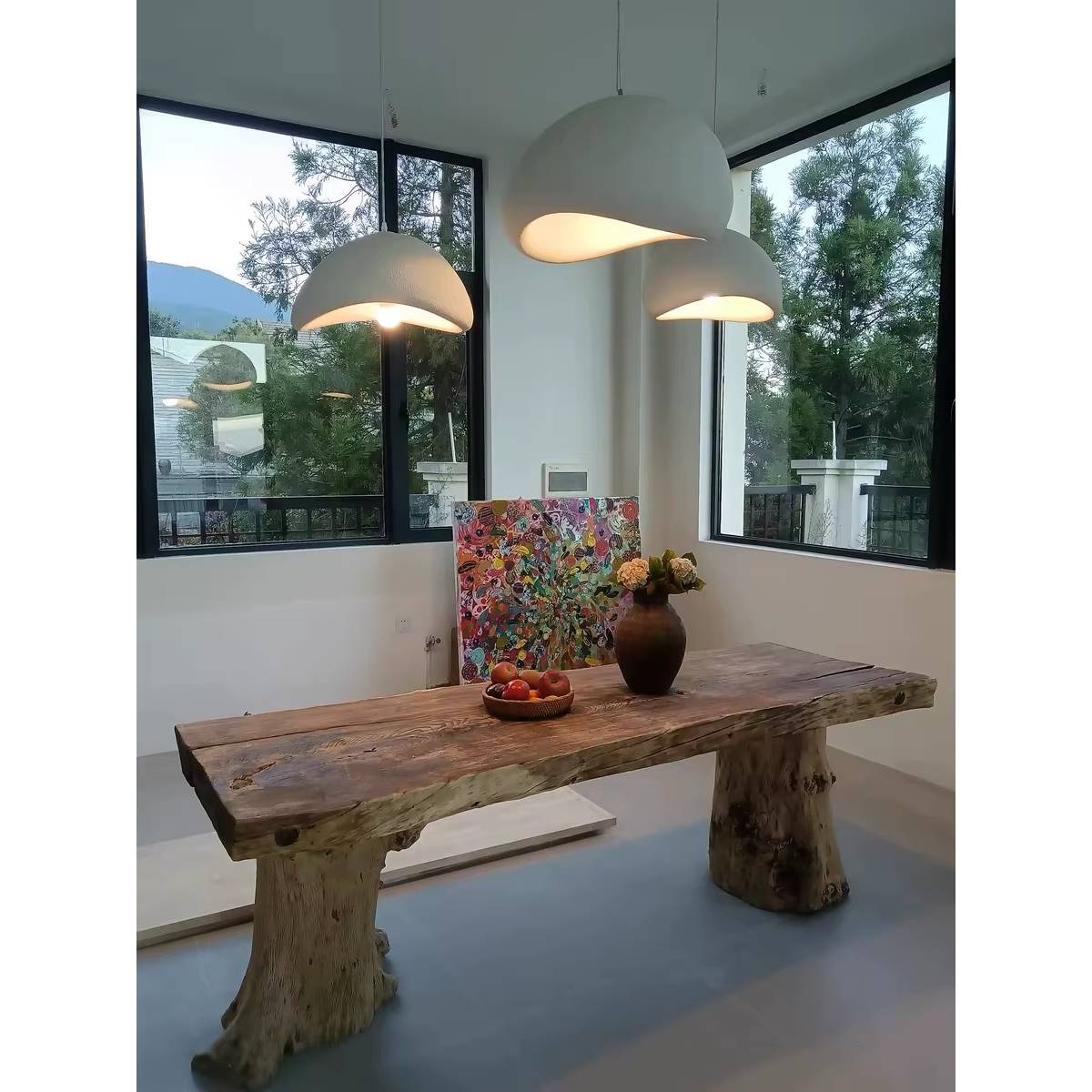 Verthara Nordic Minimalist LED Pendant Lamp – Adjustable Kitchen Pendant Lighting for Living Room and Dining Table, Various Sizes Available