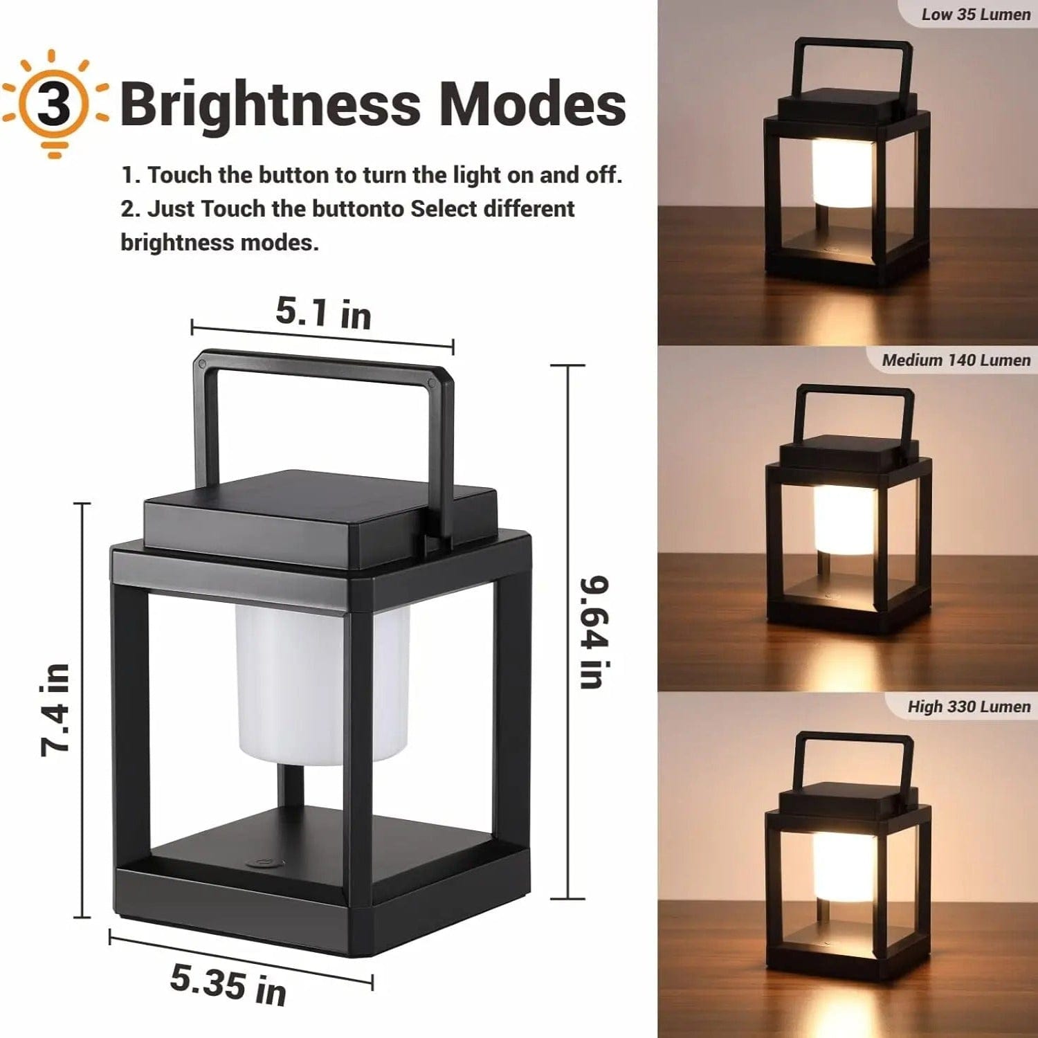 Verthara Outdoor Solar Lantern Light