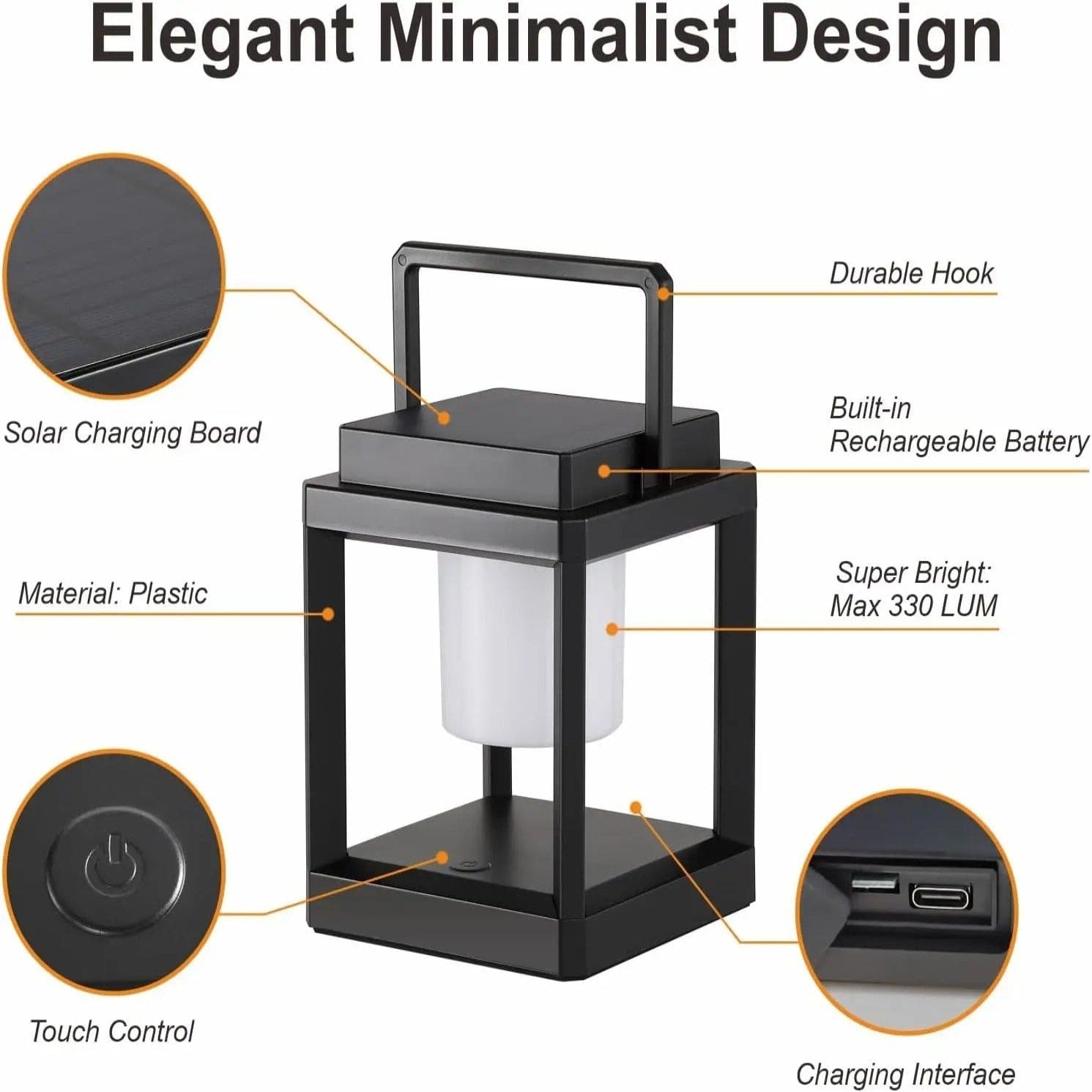 Verthara Outdoor Solar Lantern Light