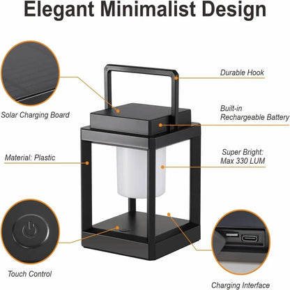 Verthara Outdoor Solar Lantern Light