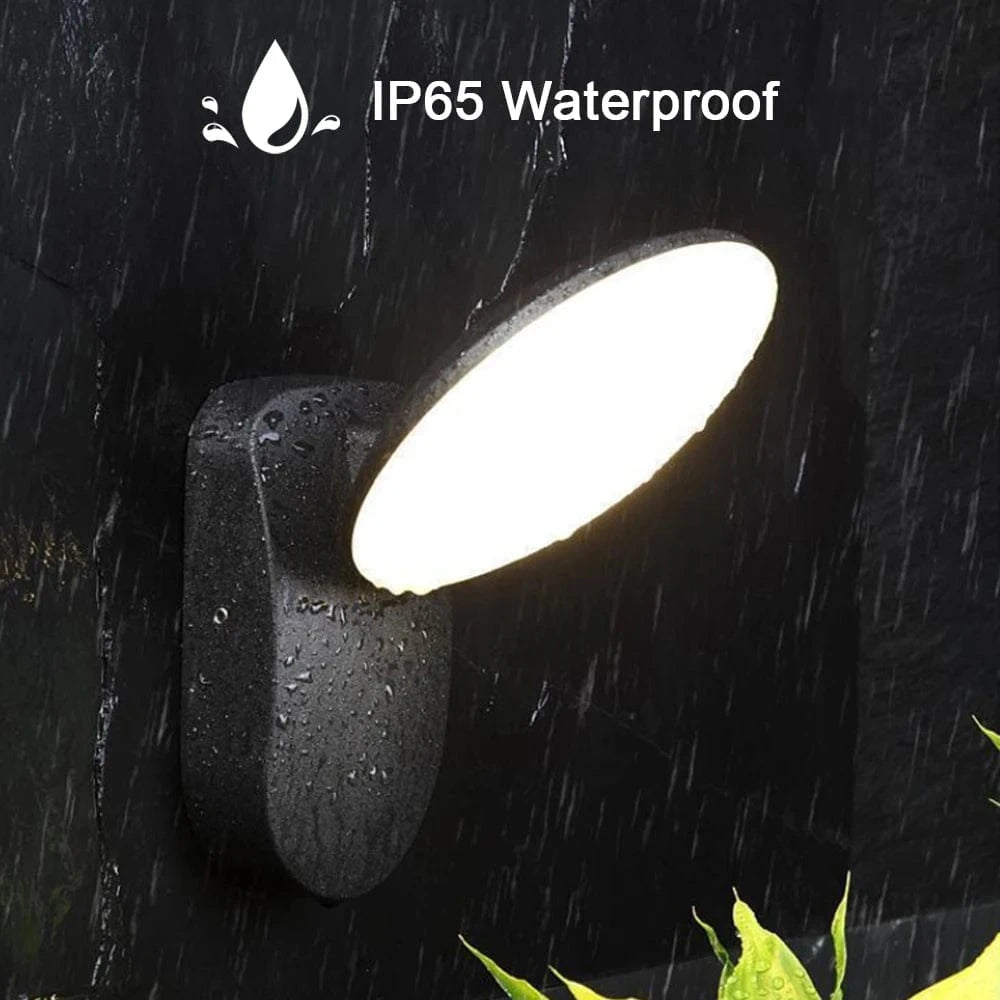 Verthara Outdoor Wall Lamp with PIR Motion Sensor – Waterproof 12W Exterior Wall Light for Garden and Porch