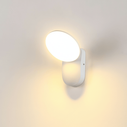 Verthara Outdoor Wall Lamp with PIR Motion Sensor – Waterproof 12W Exterior Wall Light for Garden and Porch Warm White (2700-3500K) / Round2 No Sensor