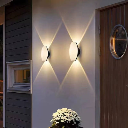 Verthara Outdoor Waterproof LED Wall Lamp for Garden and Porch – IP65 Rated, 7W/12W/24W Options, Warm White D