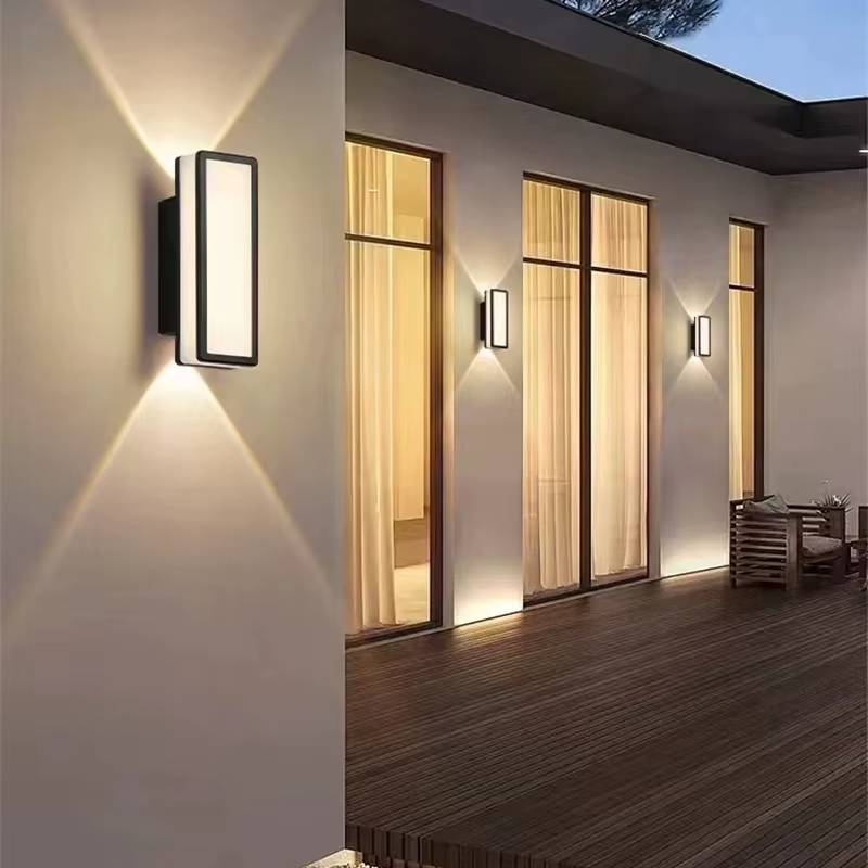 Verthara Outdoor Waterproof LED Wall Lamp for Garden and Porch – IP65 Rated, 7W/12W/24W Options, Warm White F