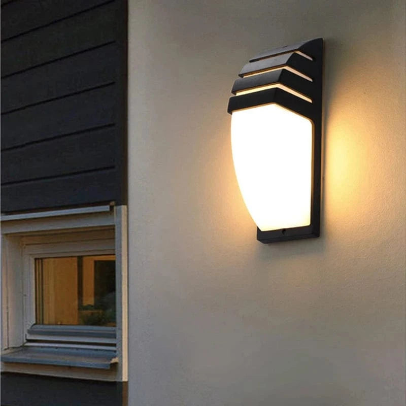 Verthara Outdoor Waterproof LED Wall Lamp – Modern Aluminum Exterior Wall Light for Garden and Porch, E27 Socket, IP65 Rated