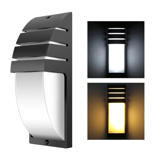 Verthara Outdoor Waterproof LED Wall Lamp – Modern Aluminum Exterior Wall Light for Garden and Porch, E27 Socket, IP65 Rated