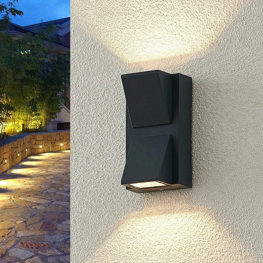 Verthara Outdoor Waterproof LED Wall Light Fixture – Modern Aluminum Sconce for Garden and Porch, IP65 Waterproof, 5W and 10W Options Cold White / 10W